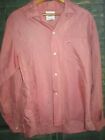 Distressed Vtg 60s Loop Collar Penney s Towncraft Mauve-pink Long Sleeve Shirt L