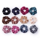 12 Pack Velvet Hair Scrunchies Scrunchy Ties Elastic Multi-color 