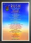 Rush Fifty Something 2026 Los Angeles Kia Forum Setlist Poster