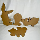 Vintage 1997 Baby Looney Tunes Wall Plaques Set Of 4- Warner Bros