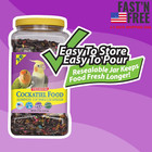 3-d Pet Products Premium Cockatiel Bird Food Seeds  With Probiotics  4 5 Lb  New