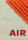 Original Vintage French Travel Poster For  air France   Jean Carlu 1950 s