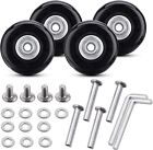 Set Of 4 Luggage Suitcase Replacement Wheels Repair Kit 50x18mm