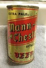 1950s Mann-chester  Flat Top Beer Can  By Maier  Los Angeles  California