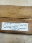 Antique 1 4  Metal Letters   Numbers Machinist Punch Die Stamp   Heavy Duty Set