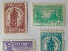 Paraguay Stamps  1958  Sc 520-524  Mint  Vlh  Og  Complete Set