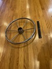 Vintage Nautical Maritime Metal Boat Ship Wheel 18 Inches - Rat Rod  Steering