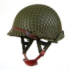 Ww2 Us M1c Helmet Airborne With Cover 506th Parachute Jump Version