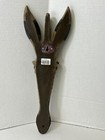 Vintage Hand-carved Zebra Mask 16 5x5 5    Horse Head Wall Hanging Home Decor Art