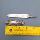 Vintage Ornate Sterling Silver Letter Opener With Decorative Handle Fit Unknown 