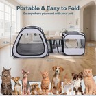 Portable Cat Dog Playpen  Dog Crate  Carrier  Dog Playpen  Cat Enclosure
