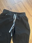 Black Zamora Figs Petite Small Jogger Scrub Pants