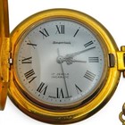 Sanger-harris Pocket Watch Men Os Gold Excellent 12k Gf 17 Jewels Swiss Made