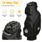Shopsource 14 Way Golf Cart Bag   Molded Top Club Bags With Full-length Dividers
