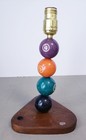 Vintage Billiard Lamp Pool Balls Table Lamp