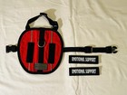 Xs Emotional Support Dog Vest Halter W Patches Stick To Pet Clothes Reflective