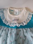 Vintage Floral Pleated Twirl Yoke Dress Cottagecore Toddler Size 2 With Tags 