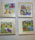 4 New Six-sided 3d Wooden Puzzle Building Blocks Educational Toy Kids  4 Puzzles