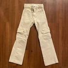 Zara Girls Cargo Pants Size 7 Stretch Beige Casual