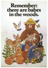    Set Of 8 Peel-off Stickers Of Popular Smokey Bear Posters Scrapbooking Sticker