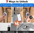 Fingerprint Padlock - Gym Locker With Bluetooth App For Ios Watch  