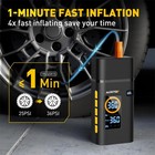 Tire Inflator Car Air Pump Compressor Electric Portable Auto 12v Volt 150 Psi