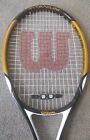 Wilson Blade Comp Constant Beam Tennis Racquet 4 3 8  l3  Leather Grip Excellent