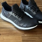 Adidas Pureboost Core Black Running Shoes Men   s Us 16 Sneakers Ba8613 Nwob