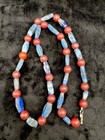 Ancient Bactrian Carnelian Lapis Agate Old Antique Beads Necklace
