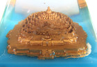 Borobudur Buddhist Temple Souvenir Building In Lucite Paperweight Java Indonesia