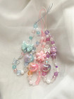 Charming Pink Sakura Heart Iridescent Phone Strap W  Cute Charms  Gift For Her