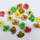 20 Maple Leaf Eyelets Autumn Fall Clrs Scrapbooking Embellishments Paper Crafts