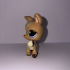 Littlest Pet Shop Lps Tan Spotted Deer Fawn   1123 Purple Eyes Rare 2007