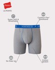 Hanes Boxer Brief 5-pack Ultimate Men Stretch Tagless Wicking Comfort Flex Waist