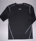 Under Armour Cold Gear Long Sleeved Black Compression Athletic Shirt Men s Large