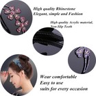 New Women Non-slip Hair Hoop Sparkly Rhinestone Headband Flower Crystal Hairband