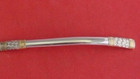 Aegean Weave Gold By Wallace Sterling Silver Gravy Ladle 6 1 2  Serving Heirloom