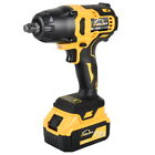 Cordless Impact Wrench Set 1 2  1200nm High Torque Brushless Drill 2 Battery