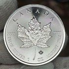 2020 Canada  5 1 Oz Silver Maple Leaf Bu Brilliant Uncirculated Coin