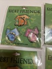 Childs Silver Tone Rings Party Favor Costume Girl 9 Lots X 3 Rings Best Friends