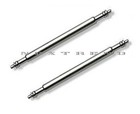 2 Stainless Steel Watch Strap Band Spring Bars Link Pins 10mm 30mm