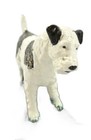 Mosaic Tile Co  Wire Fox Terrier Ceramic Valet Tray  Zanesville Ohio Art Deco