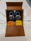 Rare Vintage Master Combo Padlock Salesman Sample Store Display Locksmith Key
