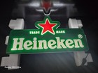 2009 Heineken Star Logo Lighted Beer Sign 21  X 12   New Old Stock