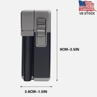 Vintage Foldable Metal Flue Pipe Smoking Tube Lighter Butane Oblique Fire 2 In 1