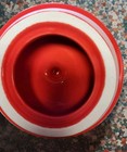 Peanuts Snoopy Woodstock Canister Cookie  Jar New  Red Stripes