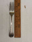 1870s John Wendt Bird Tiffany Audubon Sterling Silver 7    Lunch Fork Aesthetic