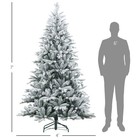 7 Foot Snow Flocked Artificial Christmas Tree  Easy Assembly