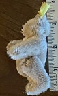 Vintage Miniature Steiff Mohair Teddy Baby Bear Caramel 3    W button   Flag Look