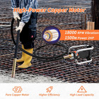 Electric Concrete Vibrator  2hp 1500w 18k Rpm  14-3 4ft Shaft